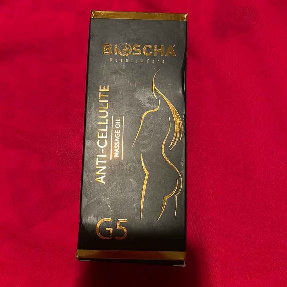 Anti cellulite massage oil